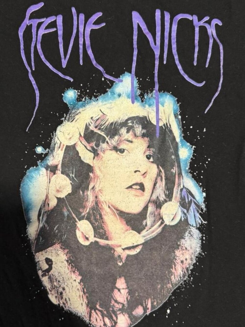 Stevie Nicks Graphic Tee Medium Black Band Shirt
